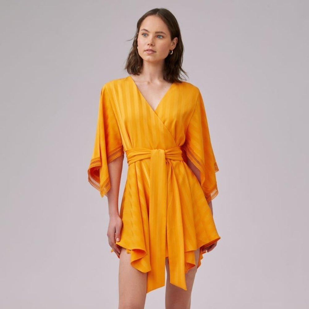 Arrows Mini Dress, Orange